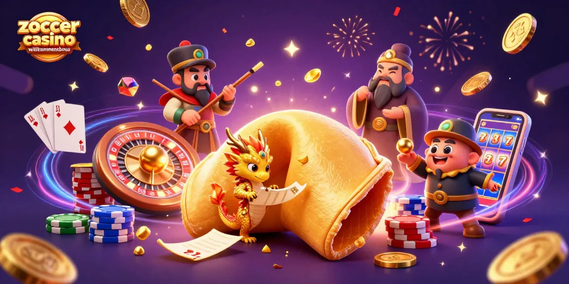 Zoccer Casino Willkommensbonus erleben mit einem magischen Drachen und goldenen Chips, 2026-Design