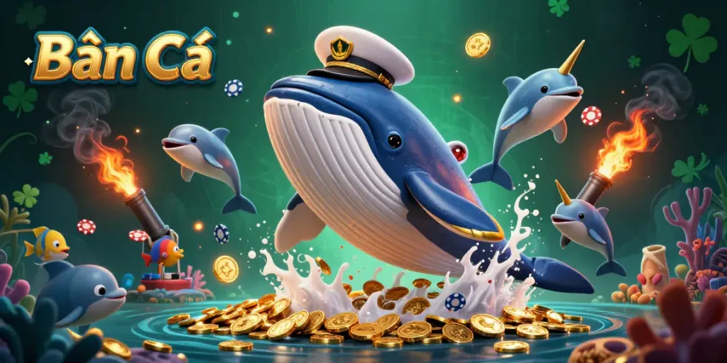 Engage in thrilling Bắn Cá with dynamic underwater action and playful characters.