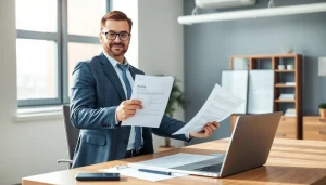 Headhunter Ingenieure beratend bei der Auswahl von Ingenieuren in einem modernen Büro.