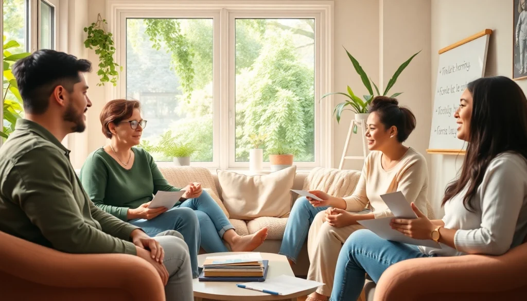 Mental health awareness discussion in a cozy community space, fostering dialogue and support.