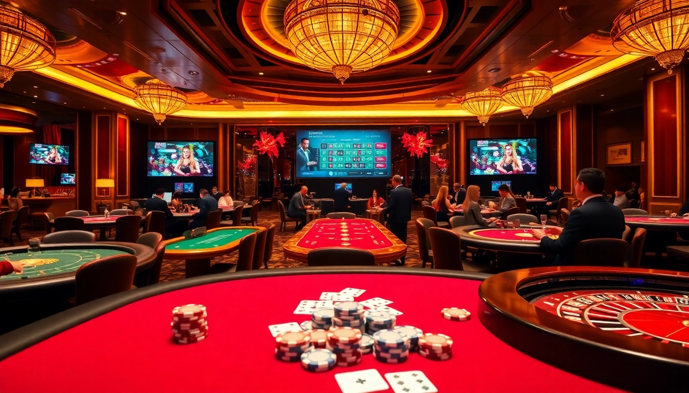 Experience thrilling gameplay at https://phjoy.it.com/ with dynamic casino tables surrounded by engaging players.
